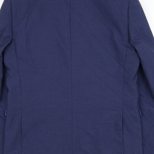 Marks and Spencer Mens Blue Polyester Jacket Suit Jacket Size 38