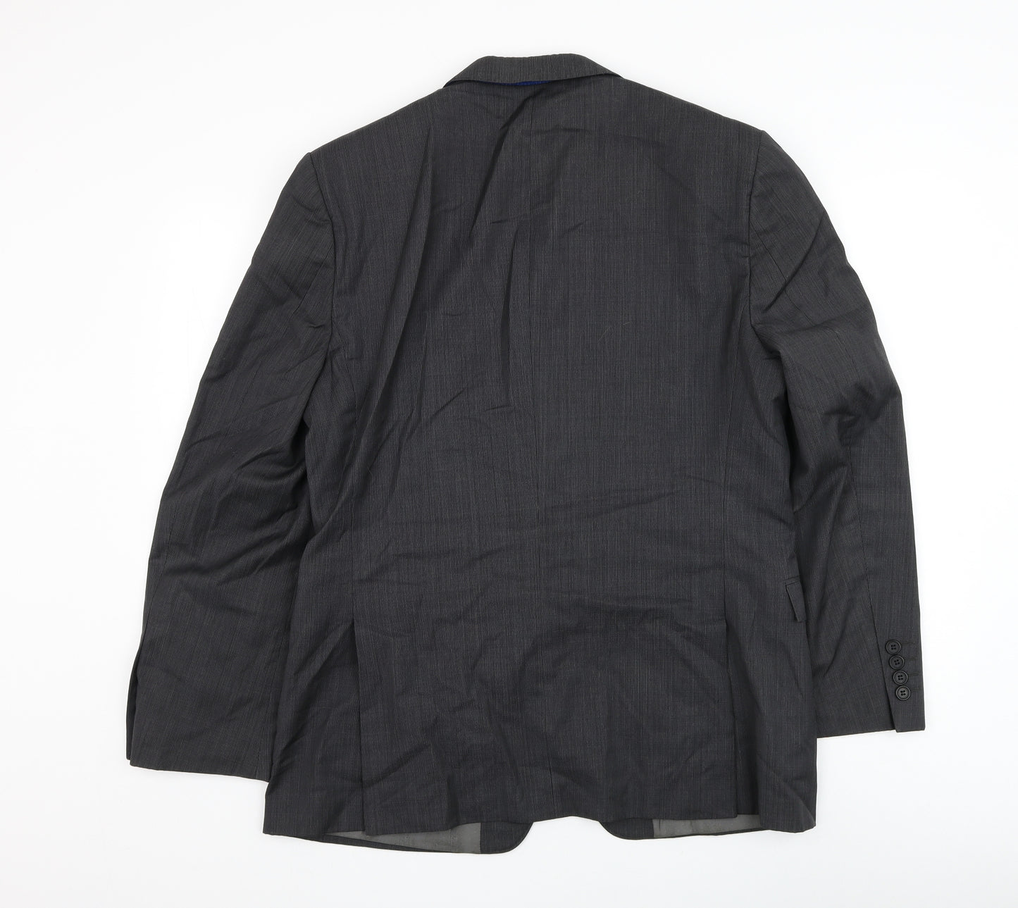French Connection Mens Grey Wool Jacket Suit Jacket Size 40