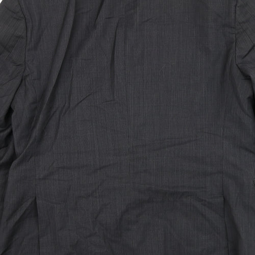 French Connection Mens Grey Wool Jacket Suit Jacket Size 40