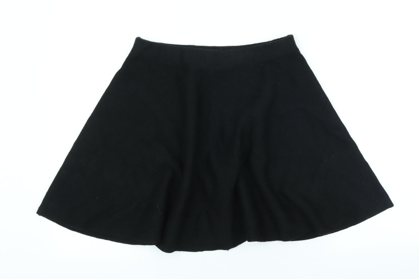 Atmosphere Womens Black Acrylic Skater Skirt Size 12