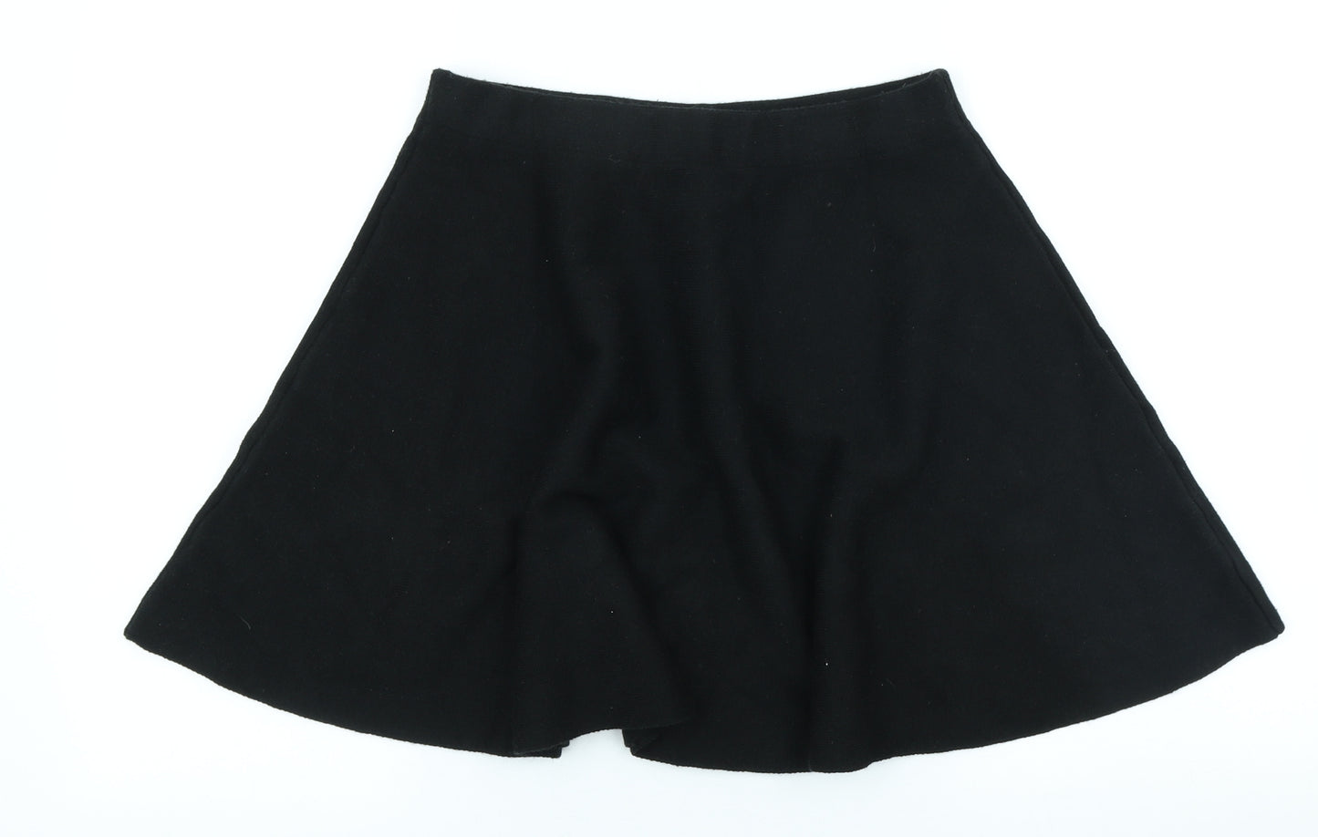 Atmosphere Womens Black Acrylic Skater Skirt Size 12