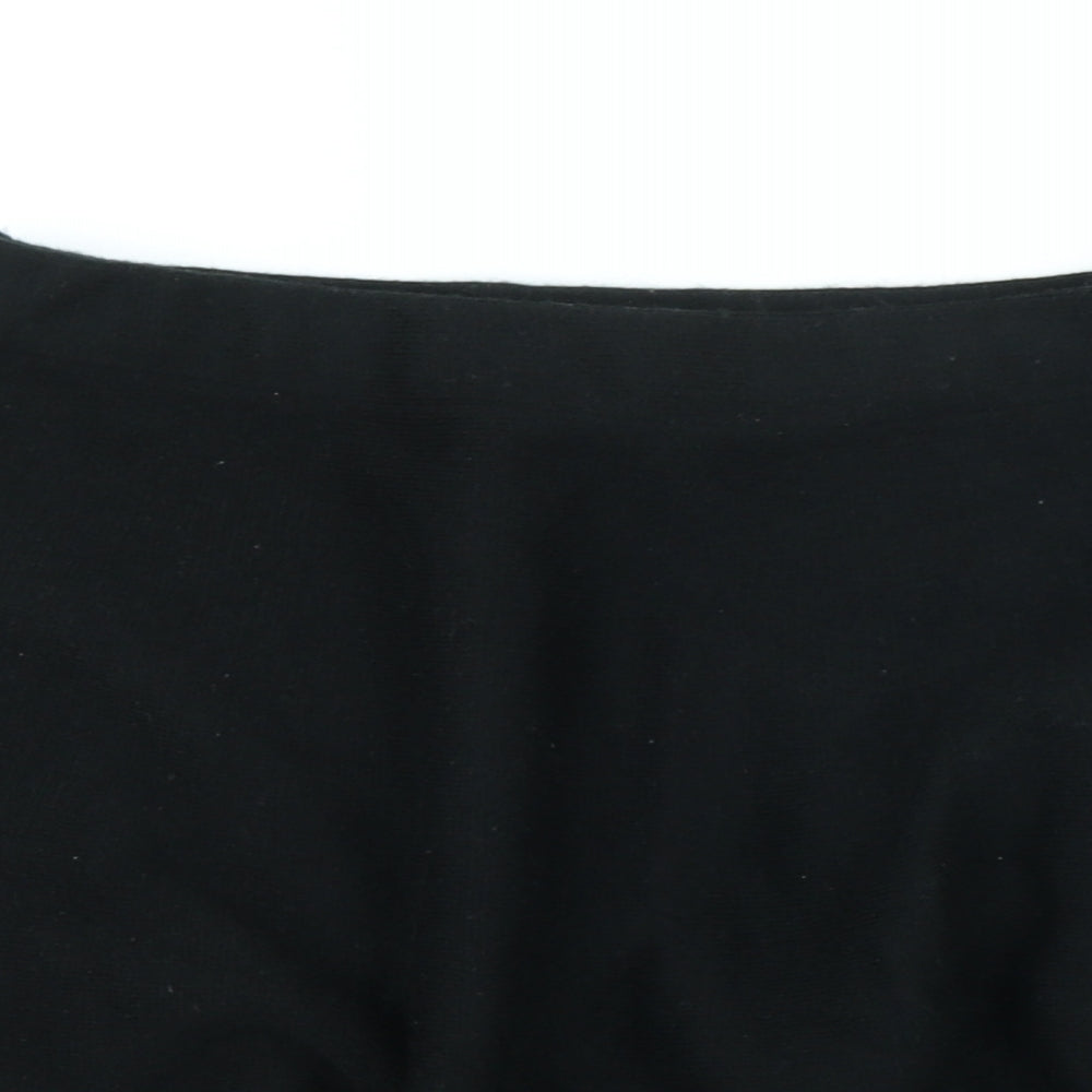 Atmosphere Womens Black Acrylic Skater Skirt Size 12