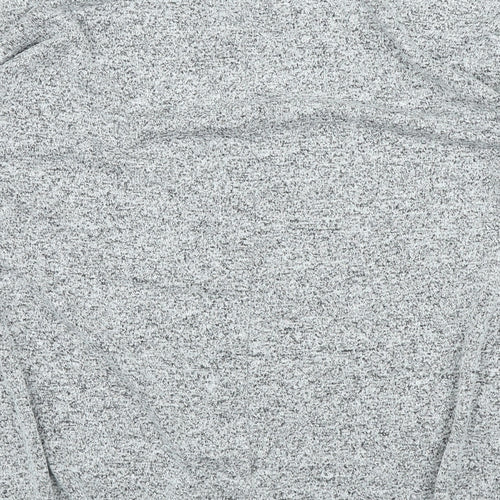 Papaya Womens Grey Crew Neck Polyester Pullover Jumper Size 16