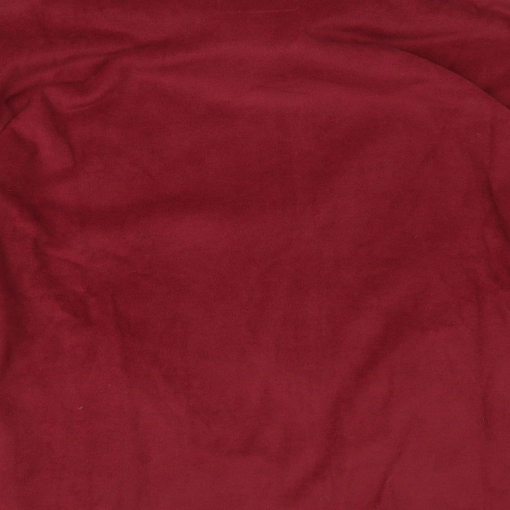 Atlas Mens Red Polyester Full Zip Sweatshirt Size 2XL