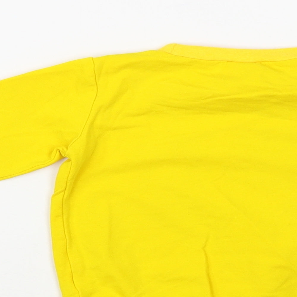 Preworn Baby Yellow Cotton Pullover Jumper Size 12-18 Months Pullover - Sorry Boys