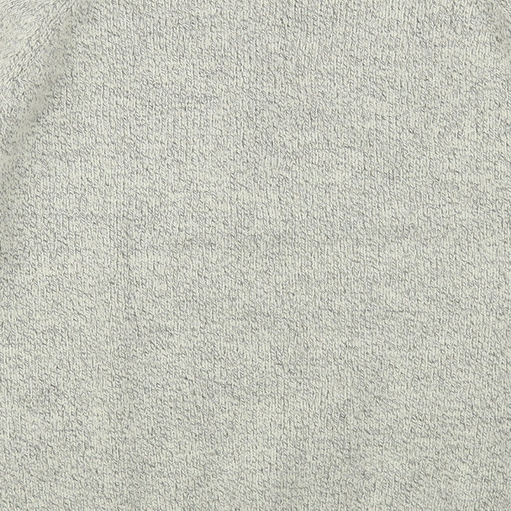 Damart Womens Grey Crew Neck Acrylic Pullover Jumper Size 14