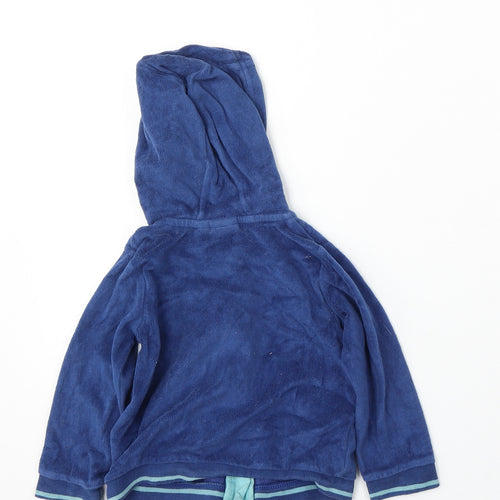 Lupilu Boys Blue Cotton Full Zip Jumper Size 12-18 Months Zip - Polar world