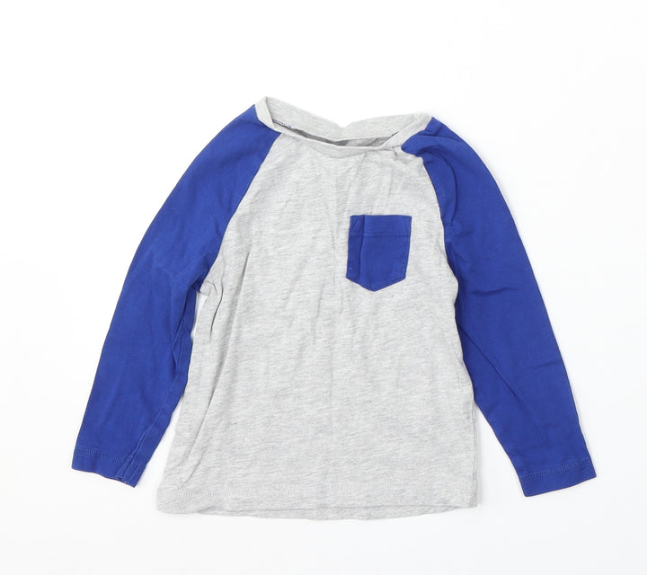 George Boys Multicoloured Cotton Basic T-Shirt Size 18-24 Months Round Neck