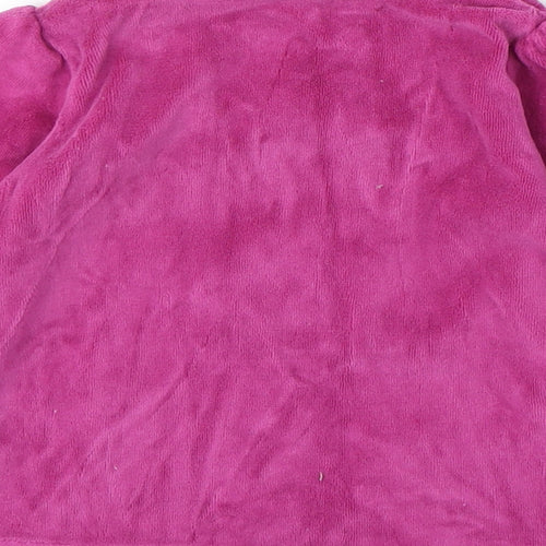 Verbaudet Girls Purple Cotton Pullover Sweatshirt Size 3 Years - Rabbit