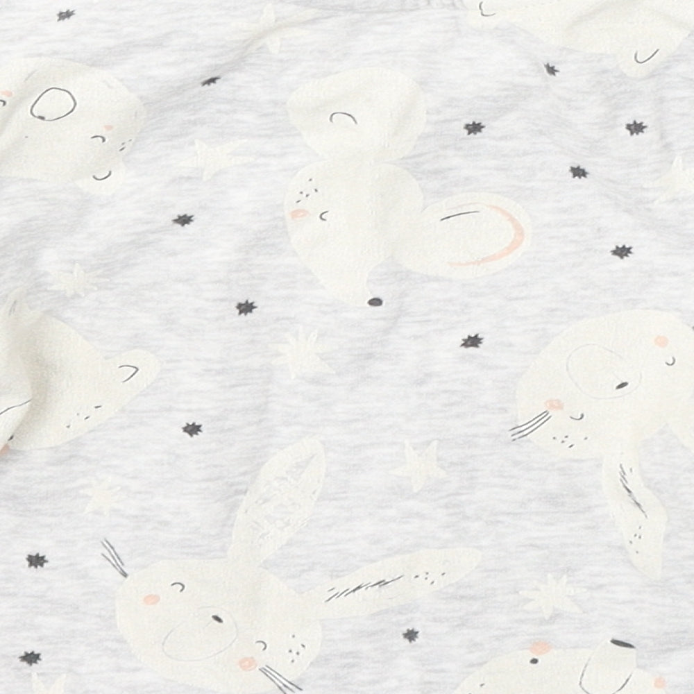 Nutmeg Boys Grey Round Neck Cotton Pullover Jumper Size 2-3 Years - Cute Animals