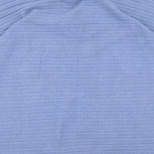 Nutmeg Womens Blue V-Neck Viscose Pullover Jumper Size 18
