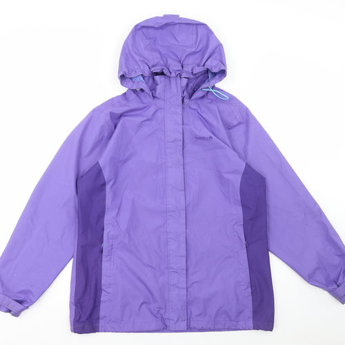 Regatta Womens Purple Rain Coat Coat Size 16 Zip