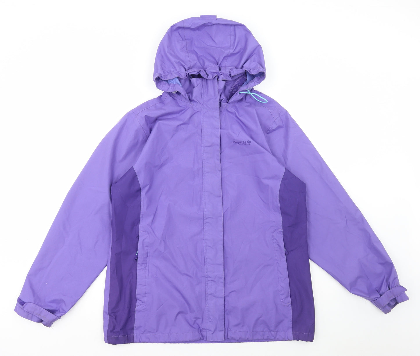 Regatta Womens Purple Rain Coat Coat Size 16 Zip