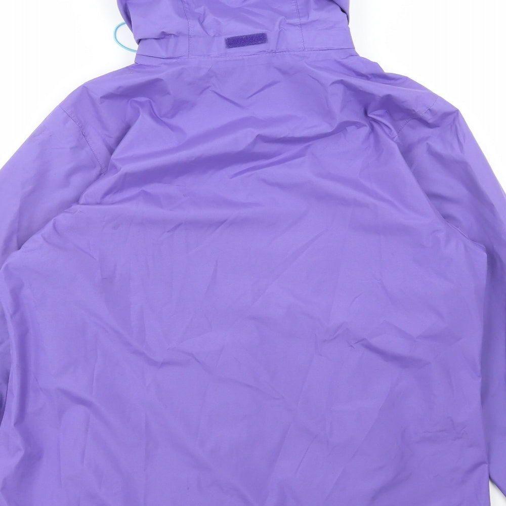 Regatta Womens Purple Rain Coat Coat Size 16 Zip