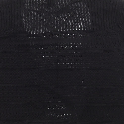 Primark Womens Black Cotton Cardigan Jumper Size XS