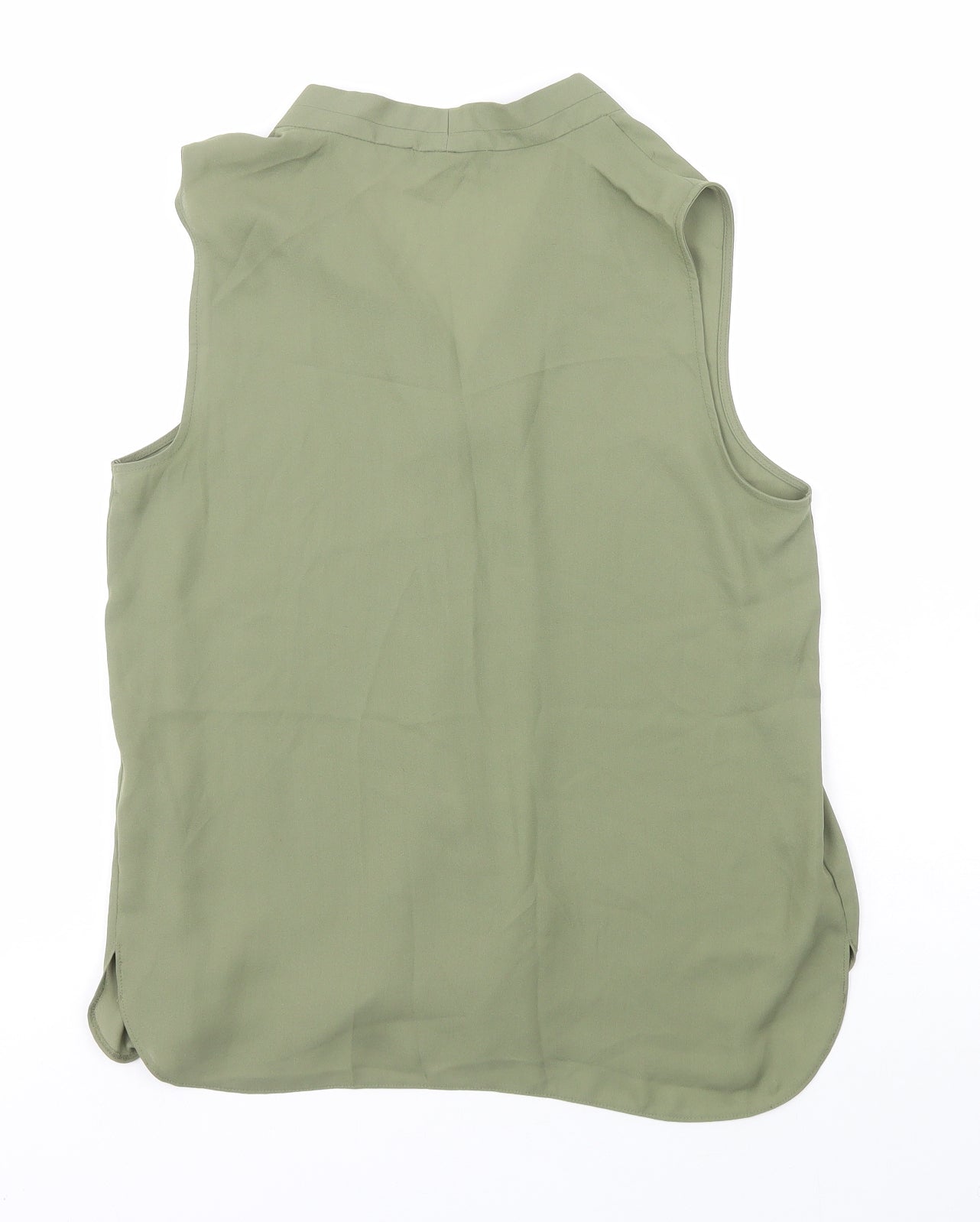 Primark Womens Green Polyester Basic Tank Size 10 V-Neck