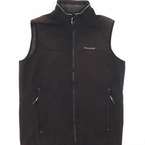 Craghoppers Mens Black Gilet Coat Size S Zip
