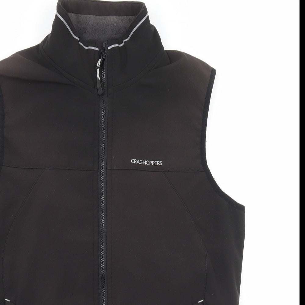 Craghoppers Mens Black Gilet Coat Size S Zip