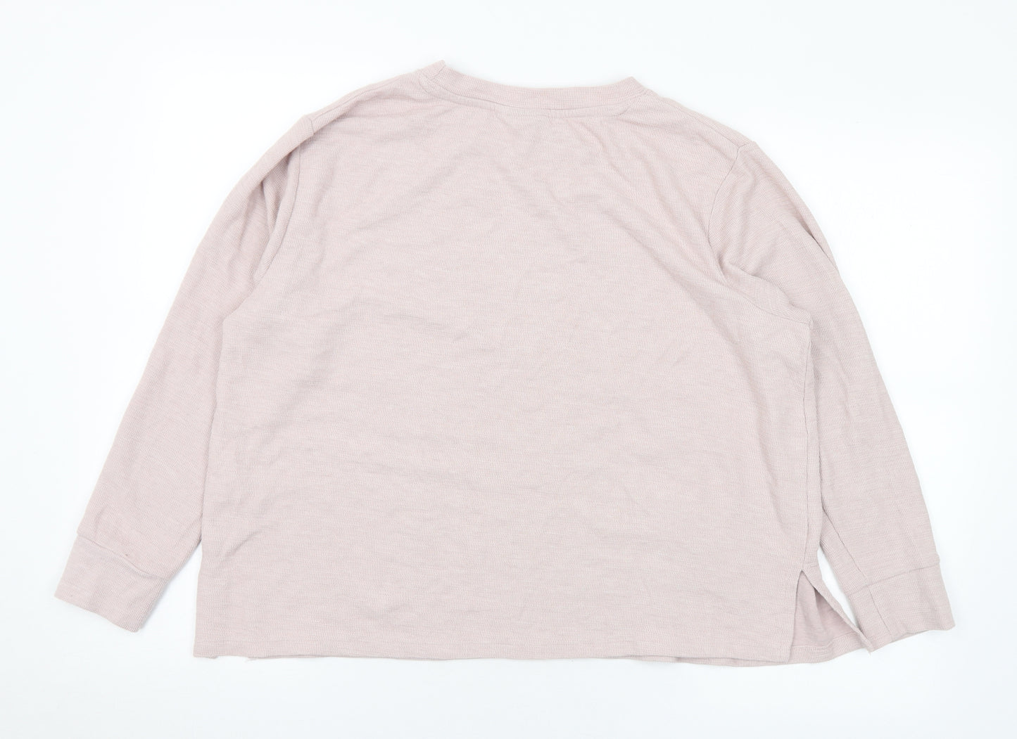 ASOS Womens Purple Crew Neck Polyester Pullover Jumper Size 14