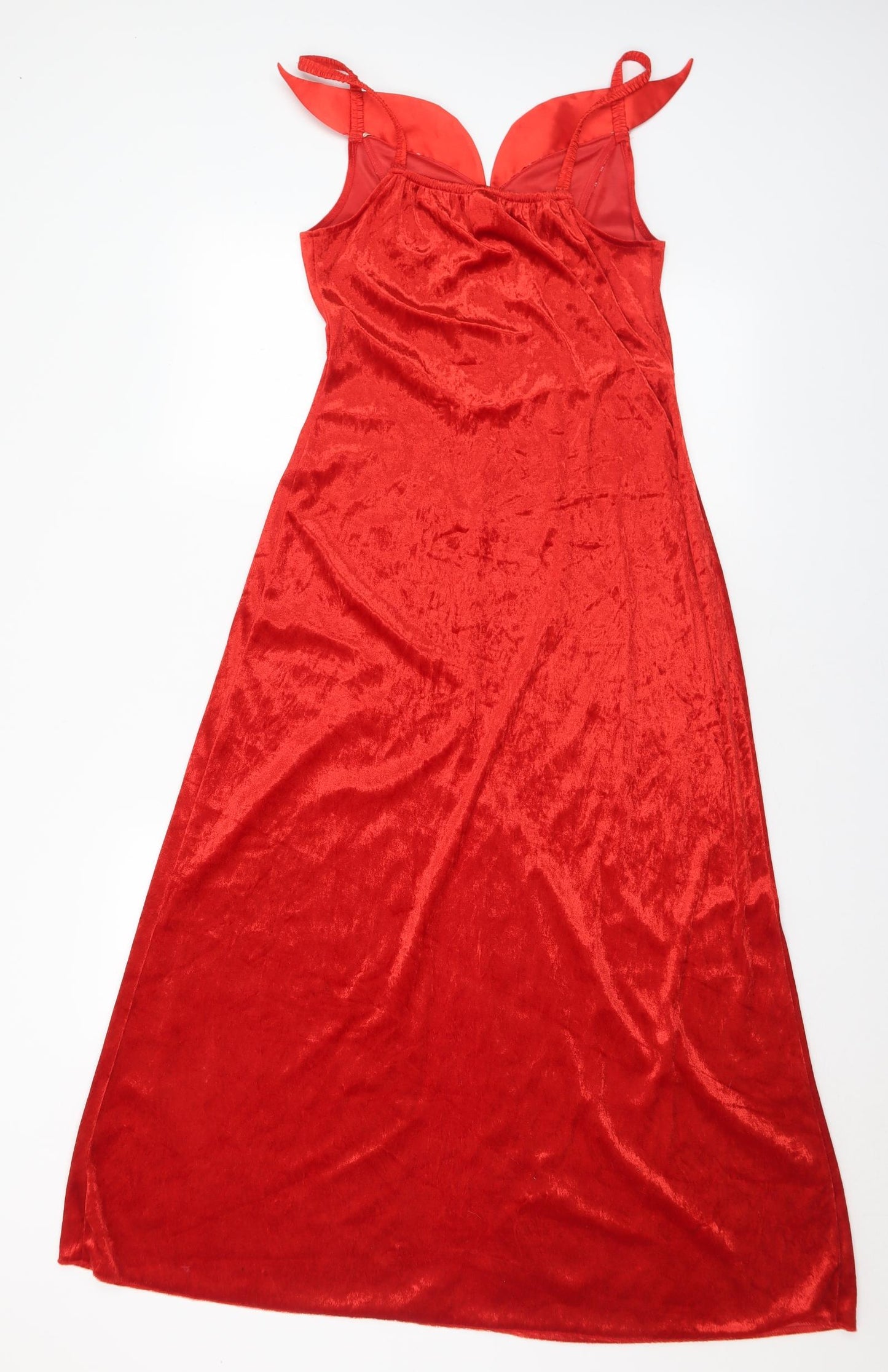 Preworn Womens Red Polyester Fit & Flare Size 12 Sweetheart - 12-14 Fancy Dress