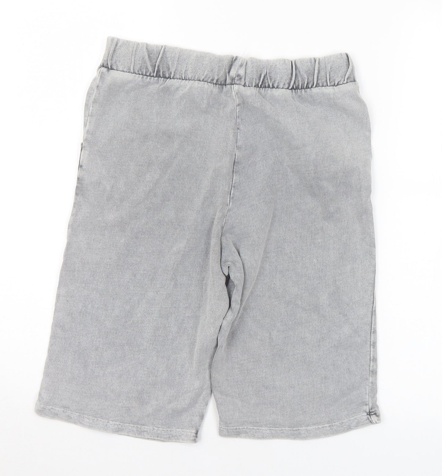 F&F Boys Grey Cotton Sweat Shorts Size 12-13 Years Regular Drawstring