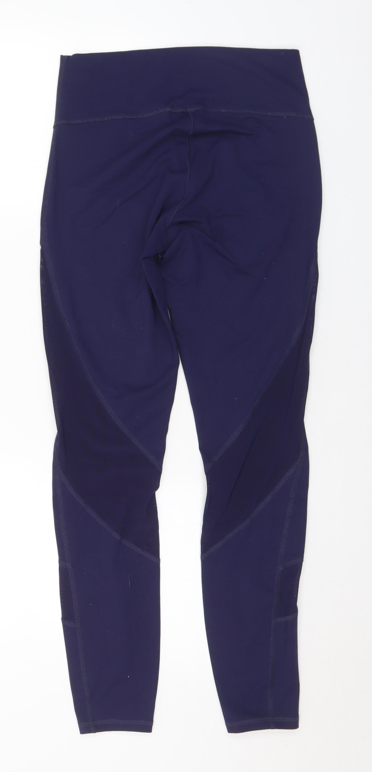 NEXT Womens Blue Nylon Pedal Pusher Leggings Size 12 L28 in Regular