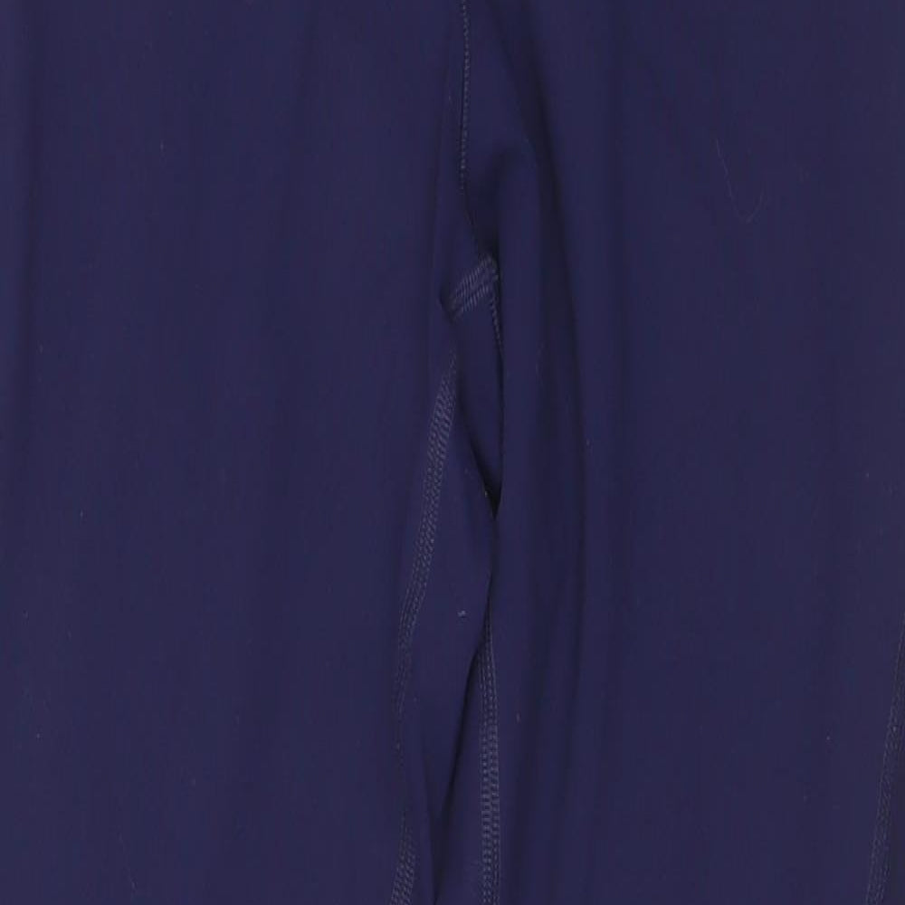 NEXT Womens Blue Nylon Pedal Pusher Leggings Size 12 L28 in Regular