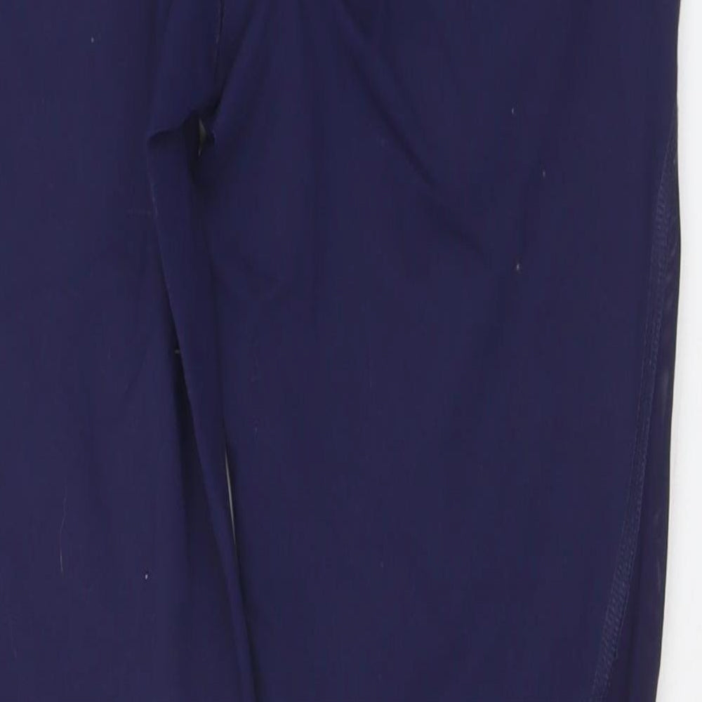 NEXT Womens Blue Nylon Pedal Pusher Leggings Size 12 L28 in Regular