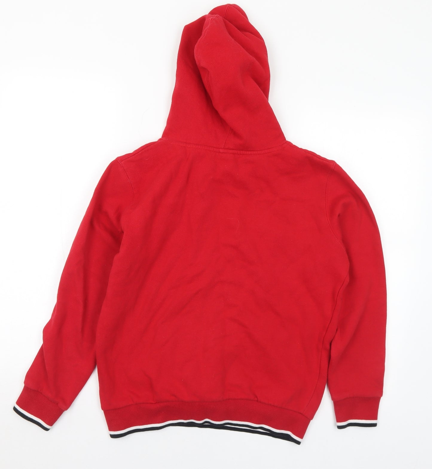 Rugby World Cup Mens Red Cotton Pullover Hoodie Size S - Welsh rugby union