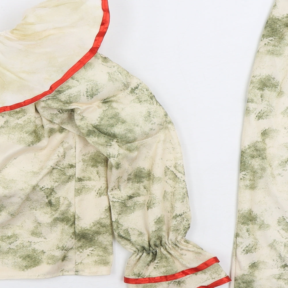 B&M Boys Beige Spotted Polyester Pyjama Set Size 5-6 Years Hook & Loop - Clown Fancy Dress