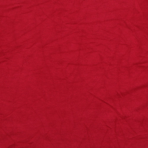Autonomy Womens Red Boat Neck Viscose Pullover Jumper Size M