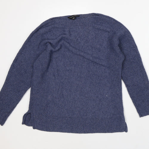 Dorothy Perkins Womens Blue Crew Neck Polyester Pullover Jumper Size 12