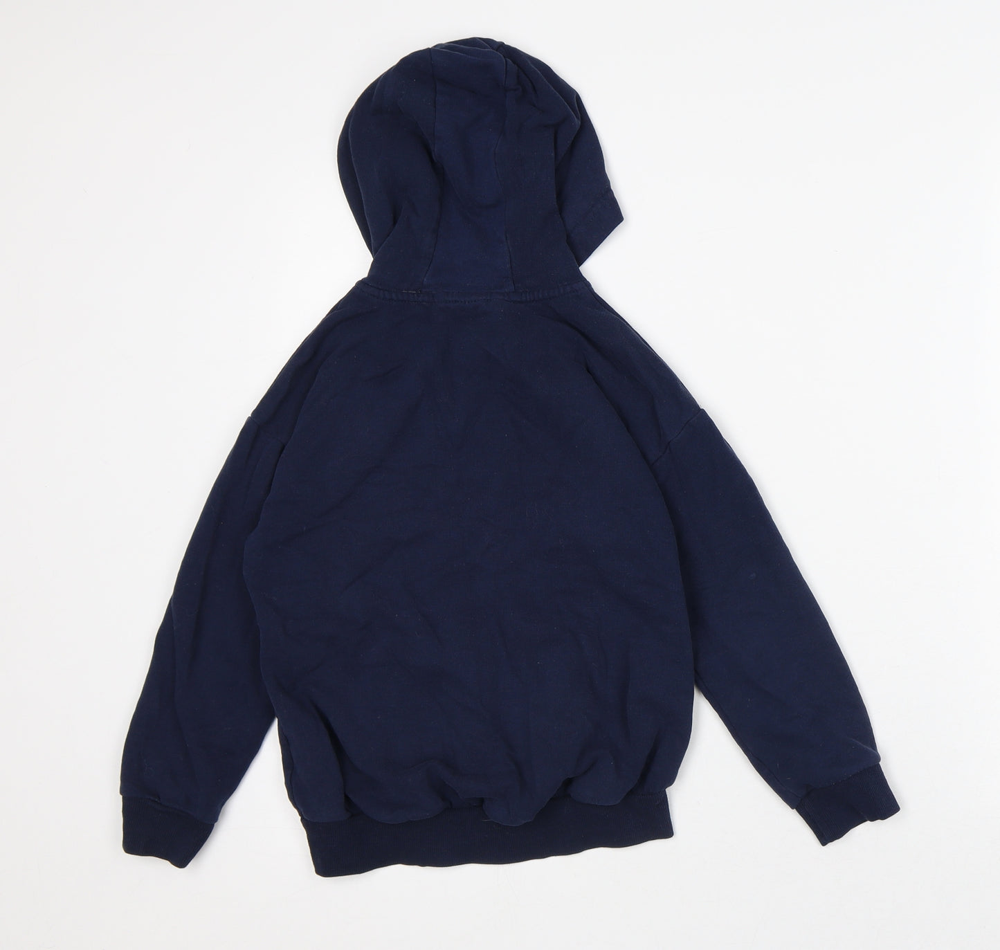 NEXT Boys Blue Cotton Full Zip Hoodie Size 8 Years Zip