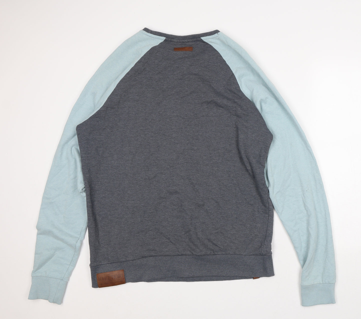 Naketano Mens Grey Cotton Pullover Sweatshirt Size 2XL
