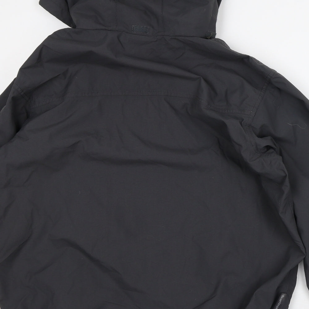 Karrimor Mens Grey Rain Coat Coat Size M Zip