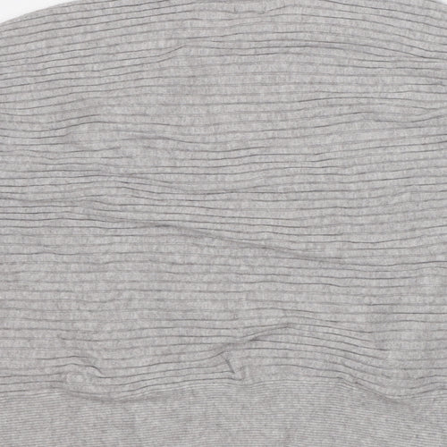 River Island Womens Grey V-Neck Polyester Pullover Jumper Size M