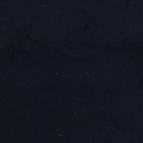 Jigsaw Womens Blue Mock Neck Wool Pullover Jumper Size M