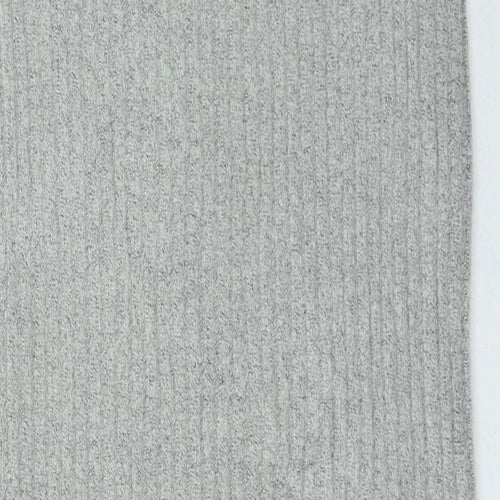 Brave Soul Womens Grey Acrylic A-Line Skirt Size M