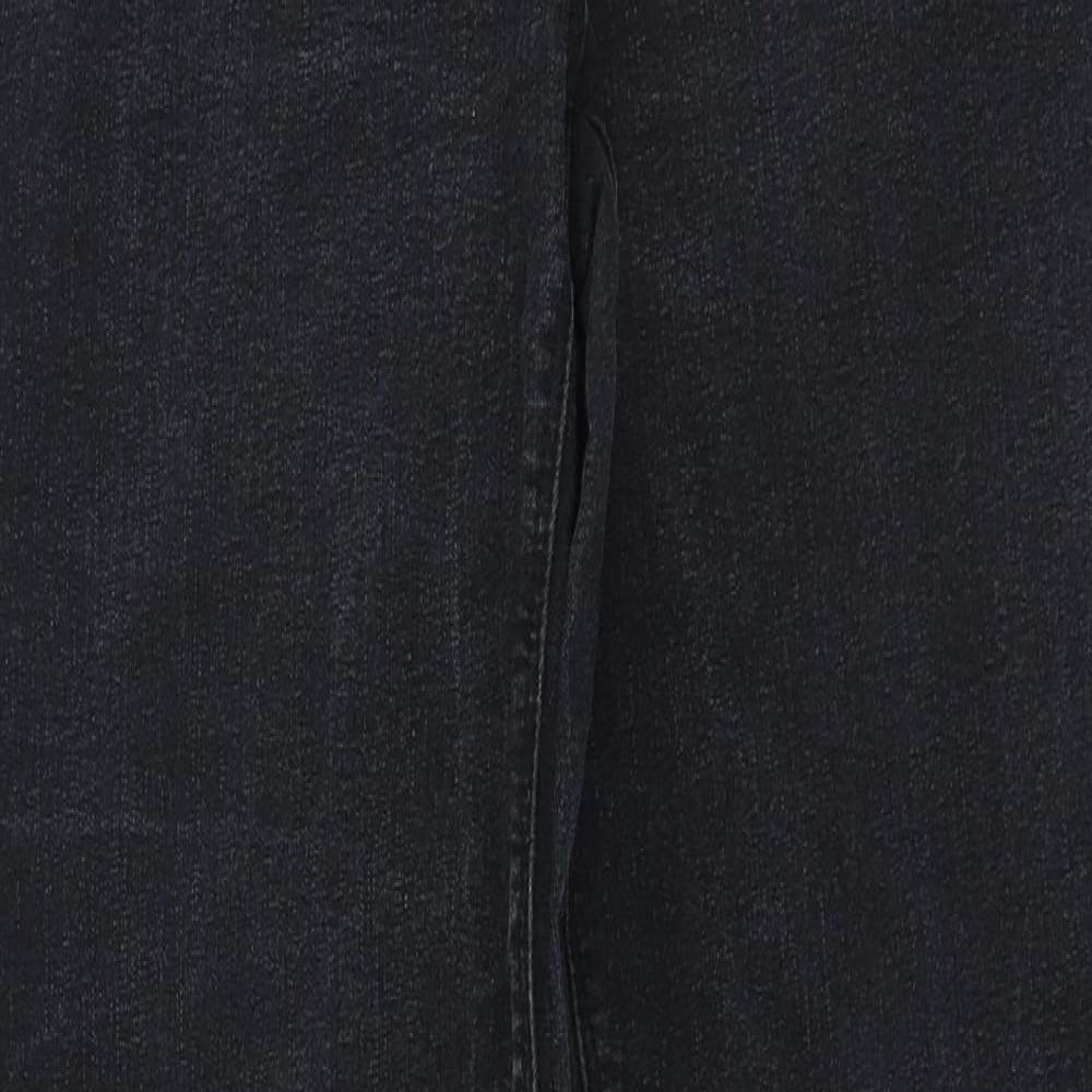 Preworn Womens Black Cotton Skinny Jeans Size 34 in L28 in Regular