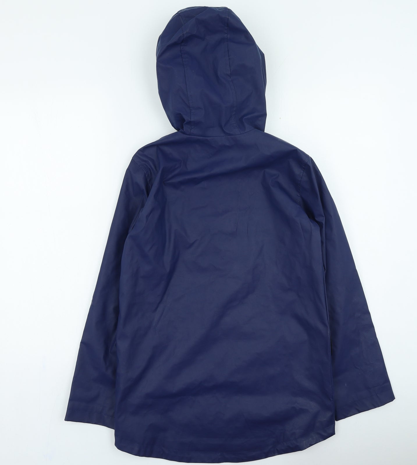 Topshop Womens Blue Rain Coat Coat Size 6