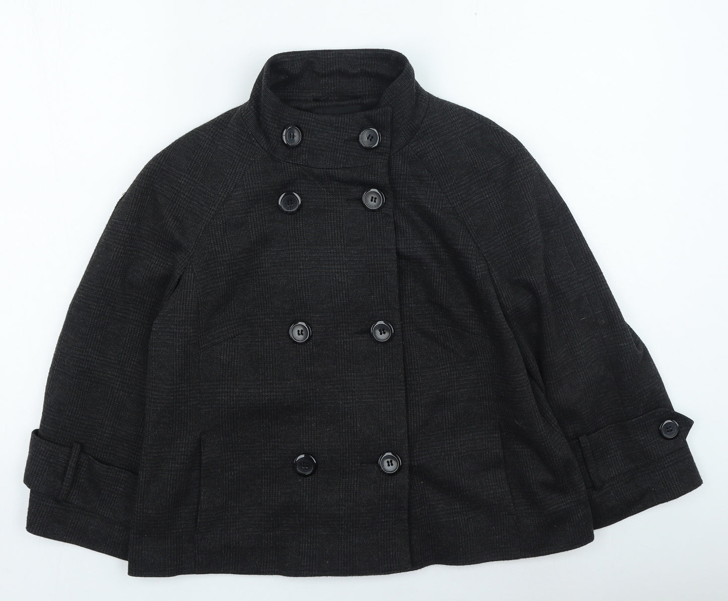 F&F Womens Grey Jacket Size 12 Button