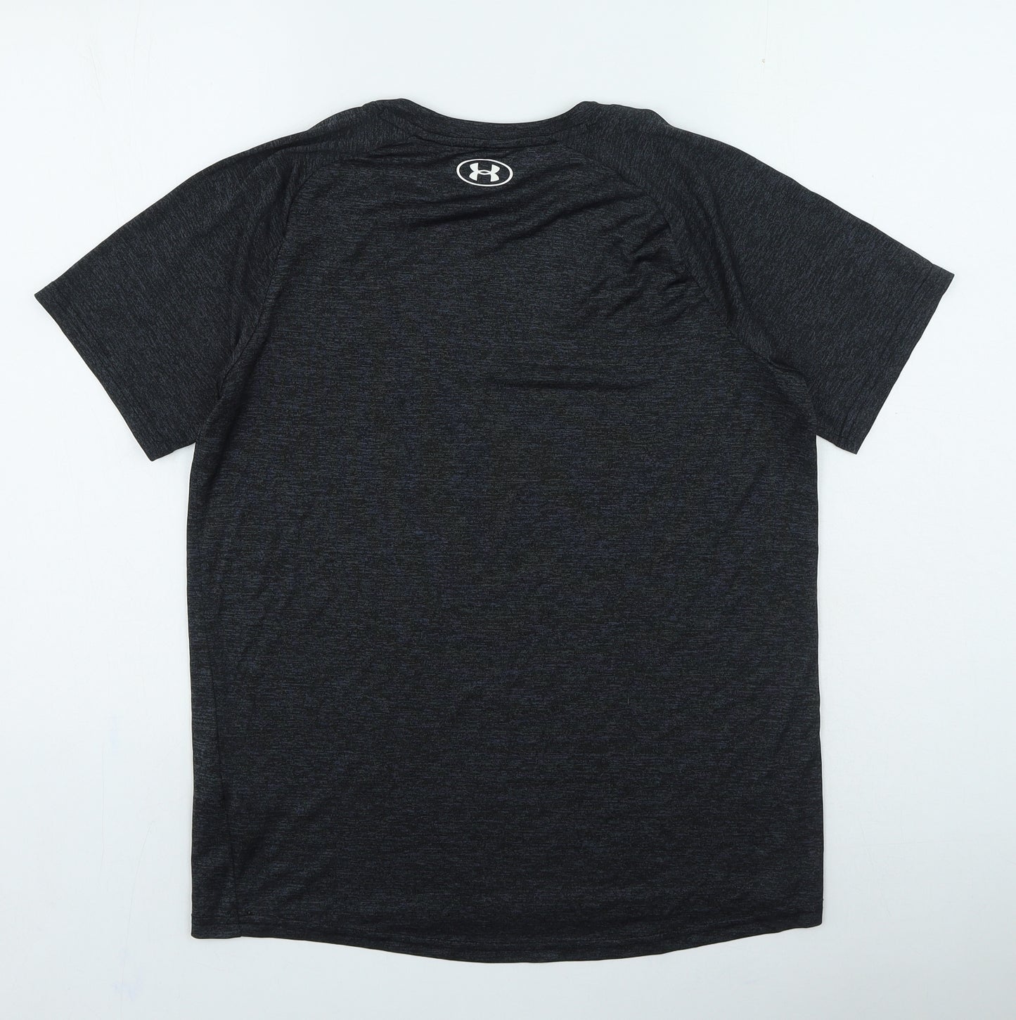 Under armour Mens Grey Polyester T-Shirt Size XL Round Neck