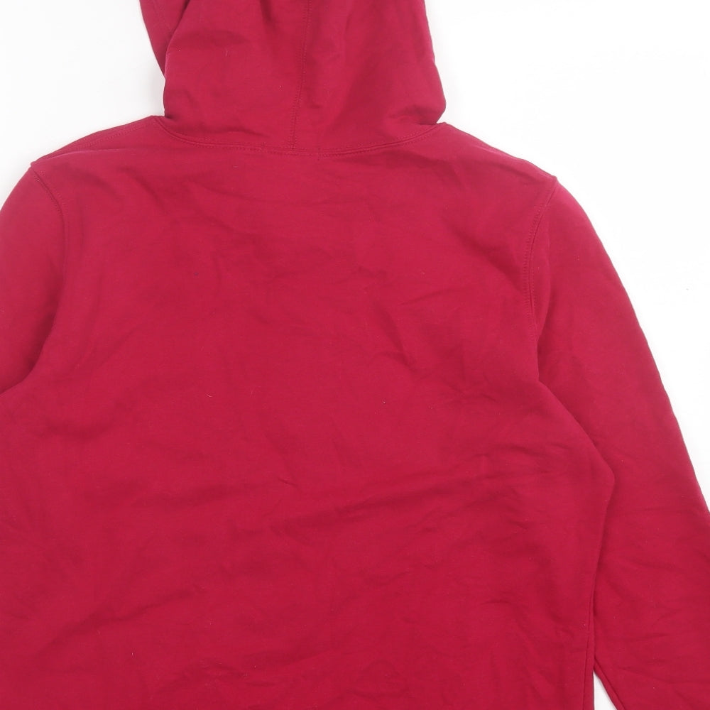 Gap Womens Pink Cotton Pullover Hoodie Size L Pullover