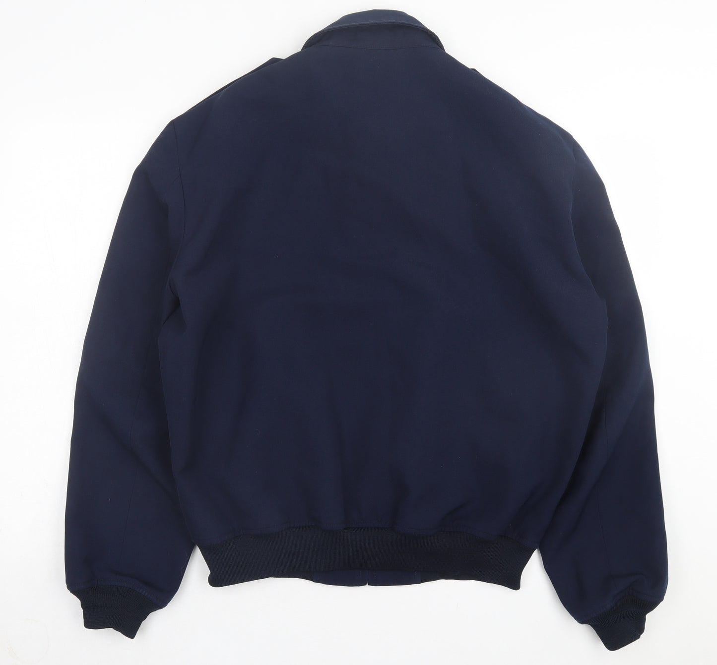 Preworn Mens Blue Bomber Jacket Jacket Size L Zip