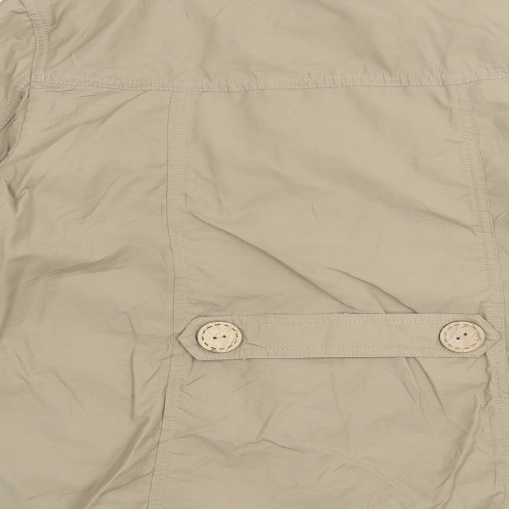 Sevenhill Womens Beige Jacket Size L Button