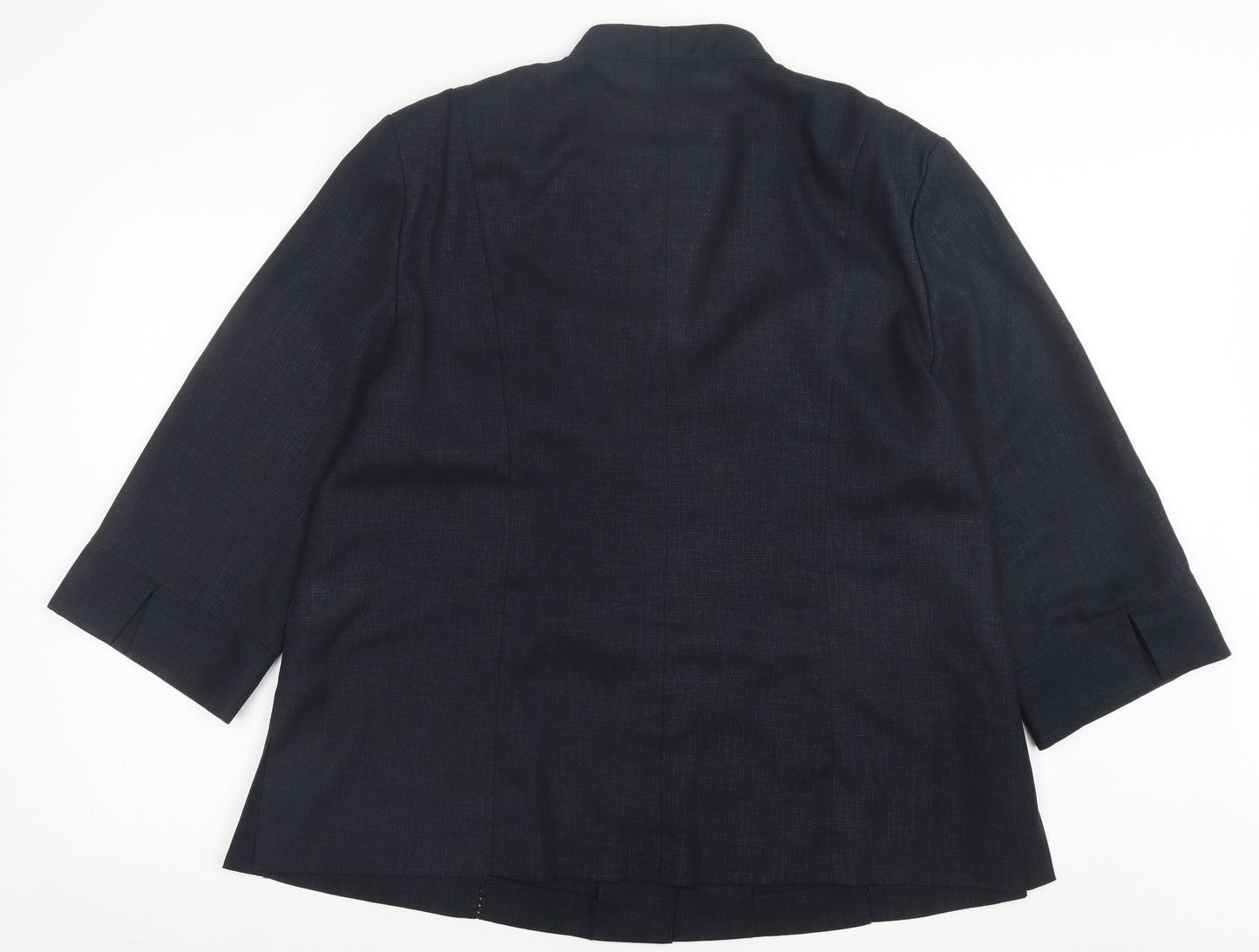 ELVI Womens Black Jacket Size 26 Button