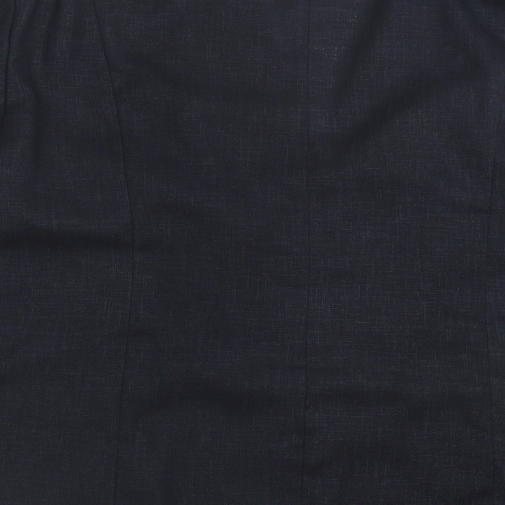 ELVI Womens Black Jacket Size 26 Button