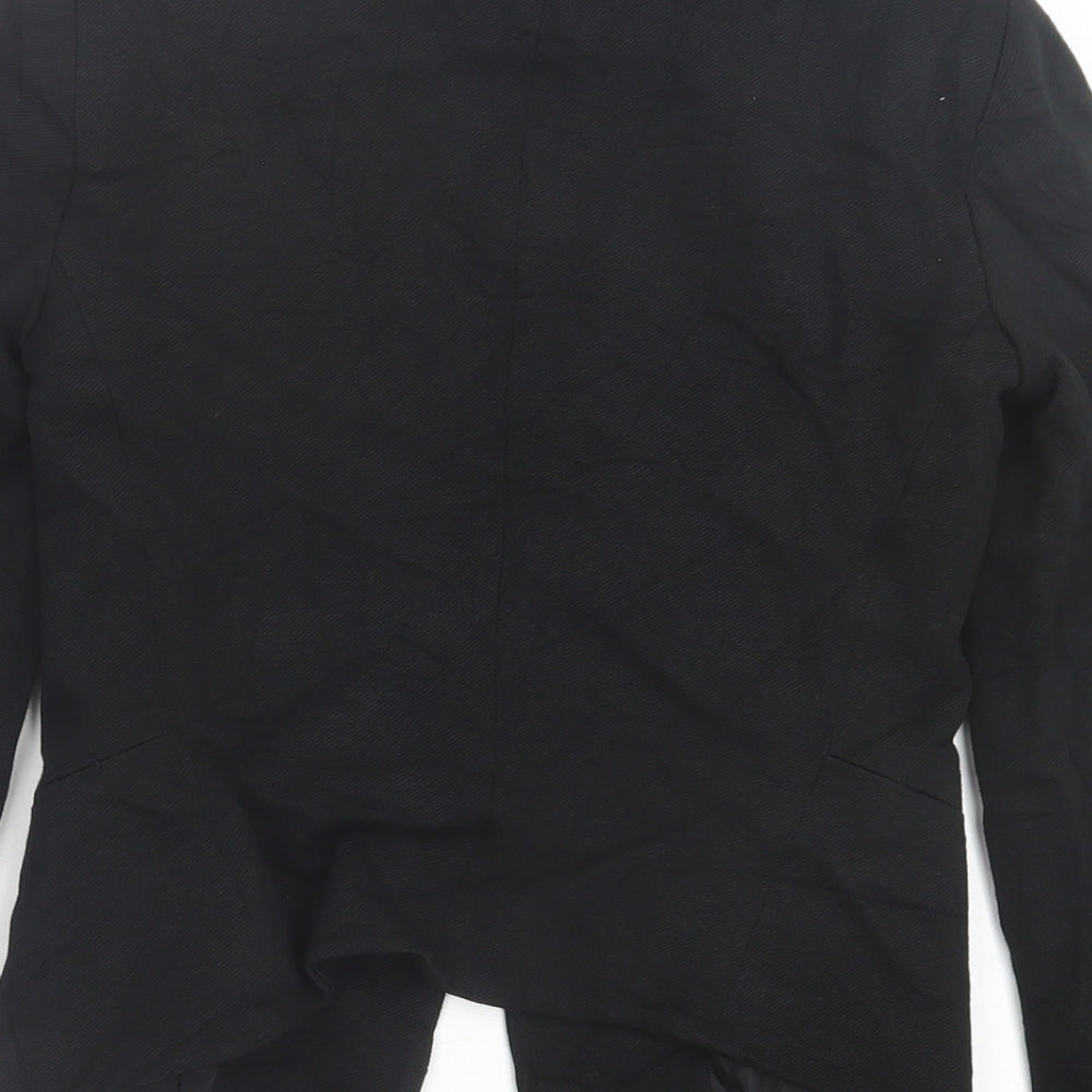 Topshop Womens Black Jacket Blazer Size 4