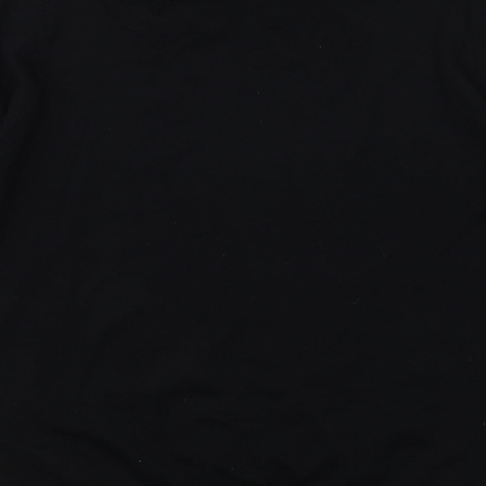 Marks and Spencer Mens Black Roll Neck Wool Pullover Jumper Size M