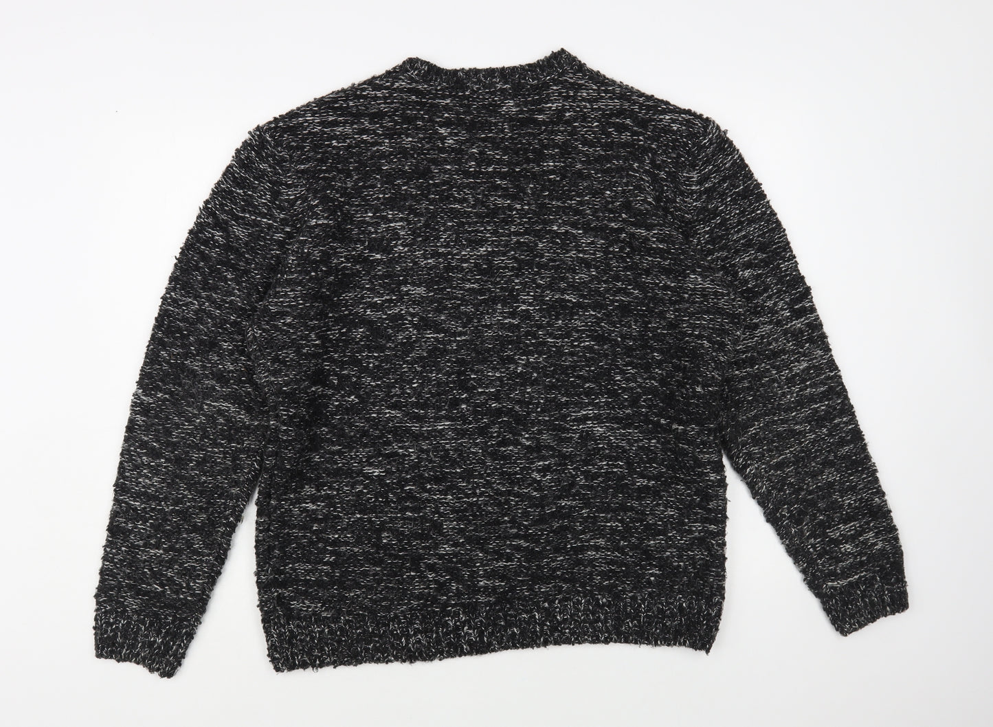 Primark Mens Grey Crew Neck Polyester Pullover Jumper Size L